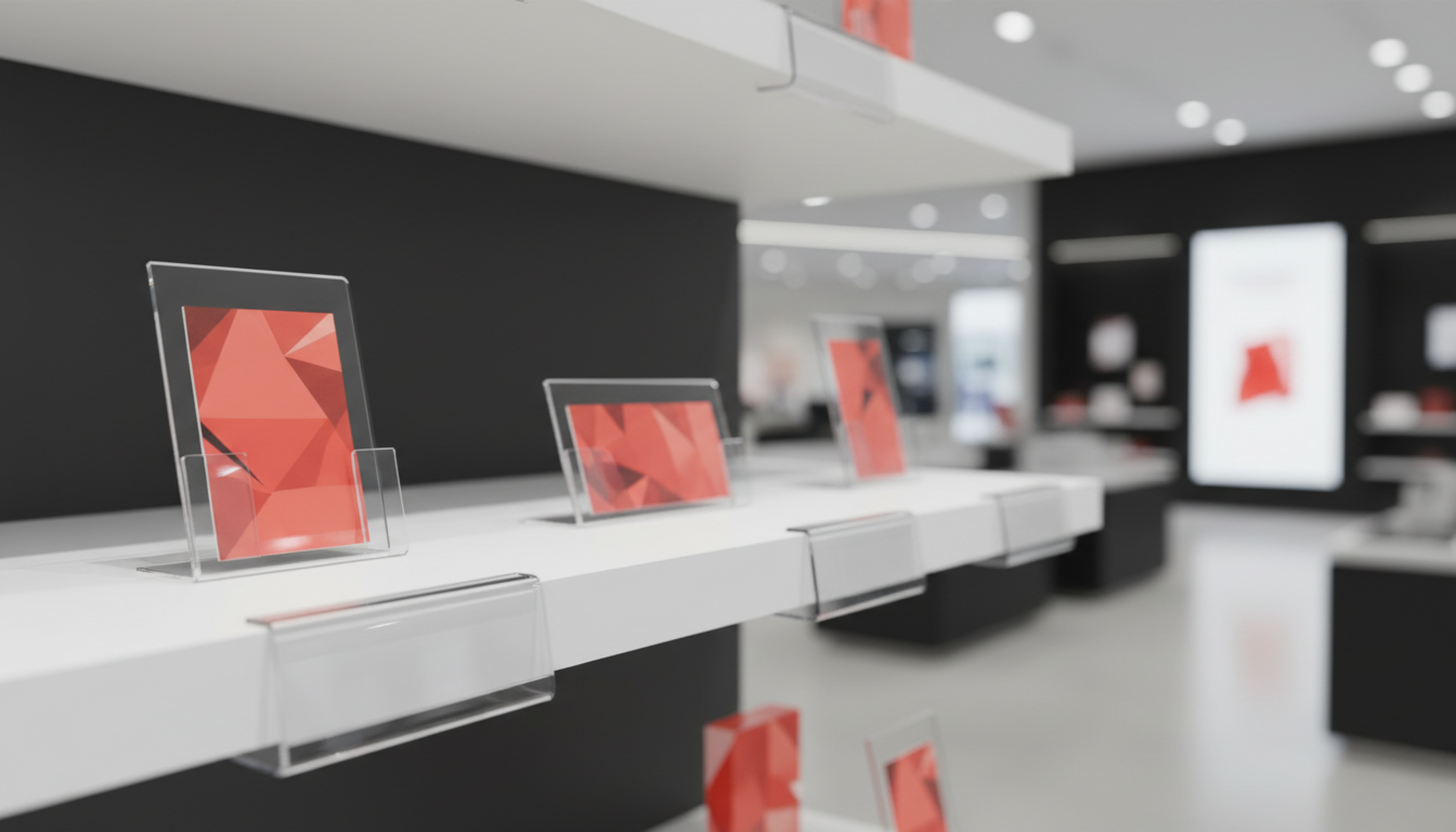 Преимущества применения прозрачных ценникодержателей в торговле